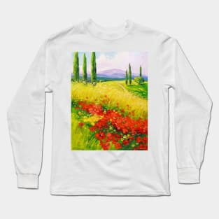 Poppies Long Sleeve T-Shirt